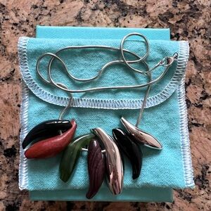 Tiffany & Co Frank Gehry 7 Fish Necklace